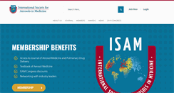 Desktop Screenshot of isam.org